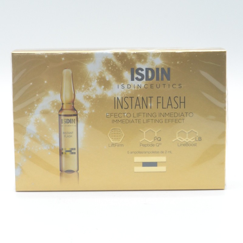 ISDINCEUTICS INSTANT FLASH 2 ML 5 AMPOLLAS Antiedad