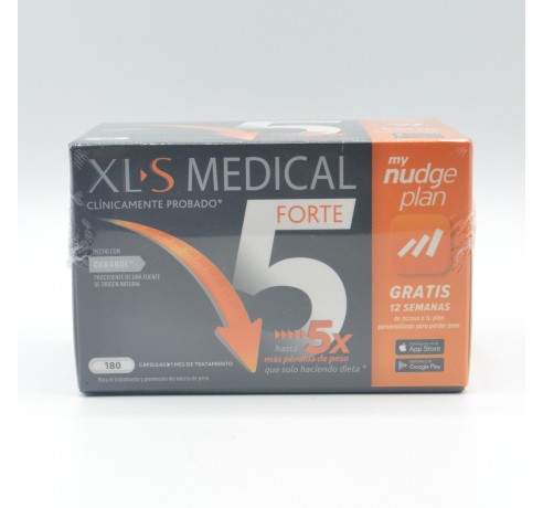 XLS MEDICAL FORTE 5X NUDGE 180 CAPSULAS Quemagrasas