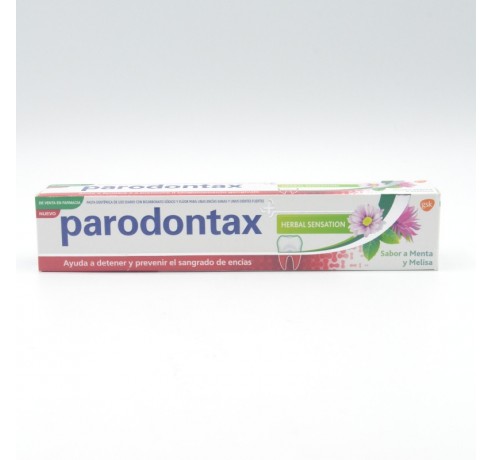 PARODONTAX HERBAL SENSATION 75 ML Encías, caries, dientes sensibles