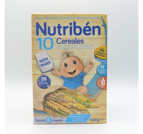 NB PAPILLA 10 CEREALES 600 G Papillas y snacks