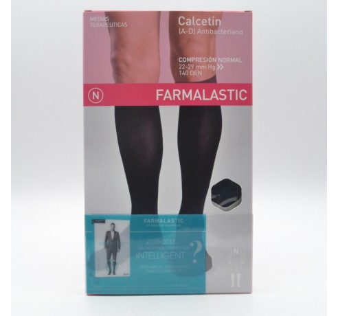 CALCETIN ANTIBACTERIANO COMPRESION NORMAL NEGRO T/E FARMALASTIC Fajas y collarines