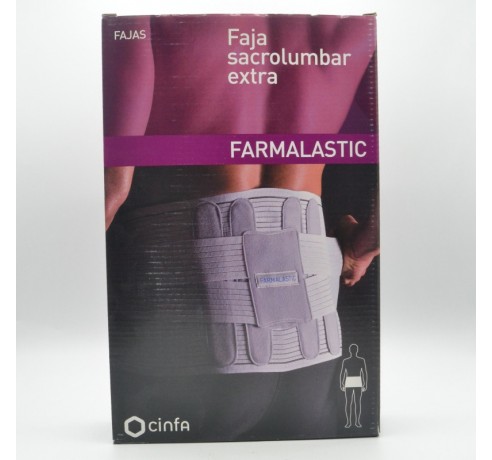 FAJA SACROLUMBAR T-3 EXTRA FARMALASTIC Fajas y collarines