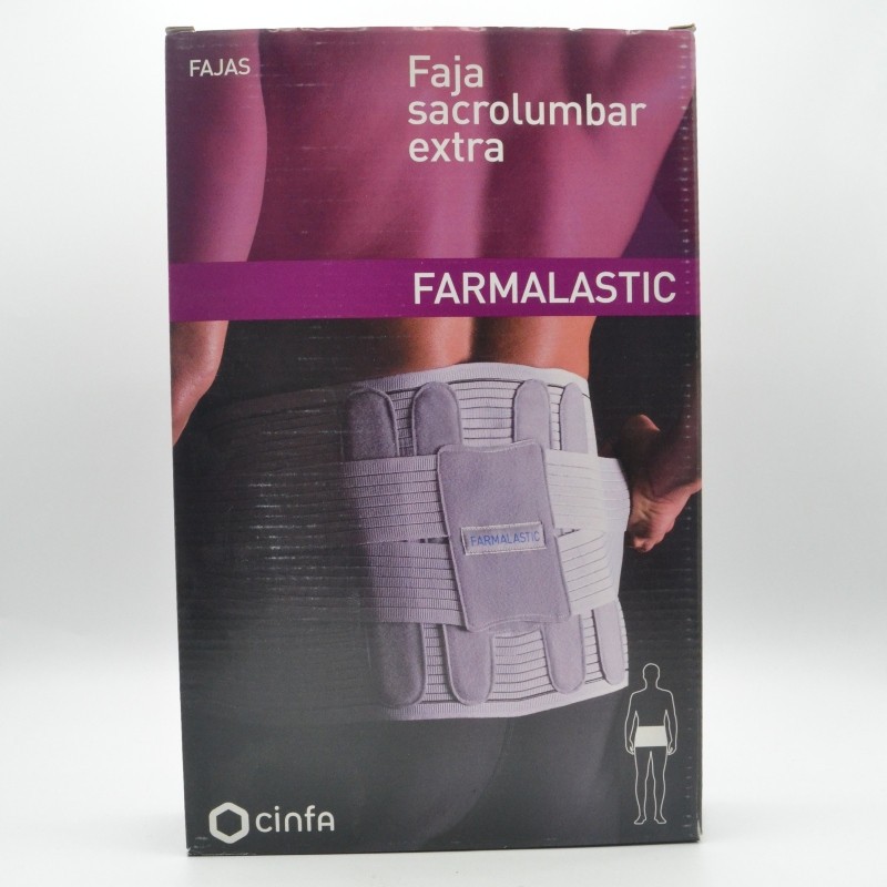 FAJA SACROLUMBAR T-3 EXTRA FARMALASTIC Fajas y collarines