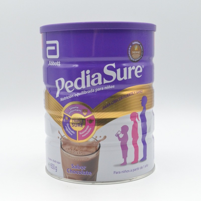 PEDIASURE CHOCOLATE POLVO 850 G + 400 REGALO Complementos alimenticios