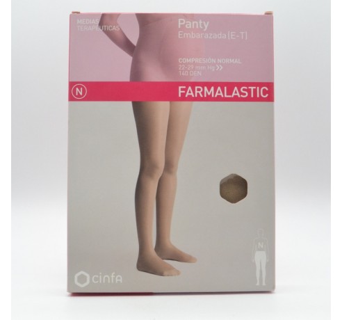 PANTY EMBARAZADA COMPRESION NORMAL BEIGE T/E FARMALASTIC Fajas y collarines