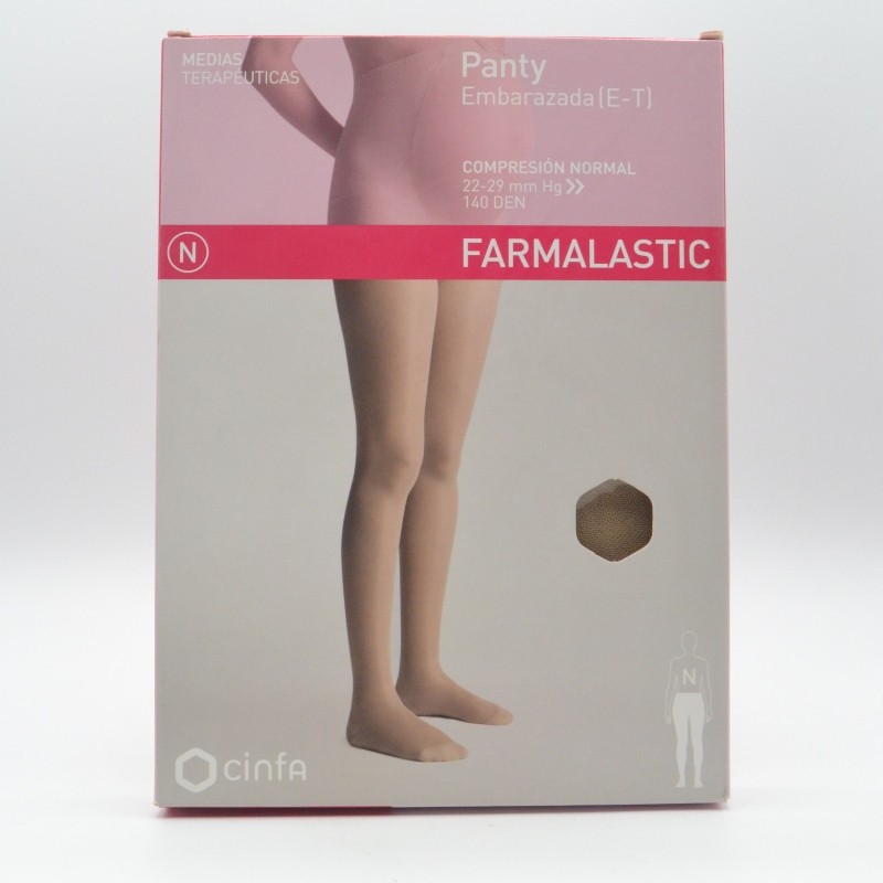 PANTY EMBARAZADA COMPRESION NORMAL BEIGE T/E FARMALASTIC Fajas y collarines