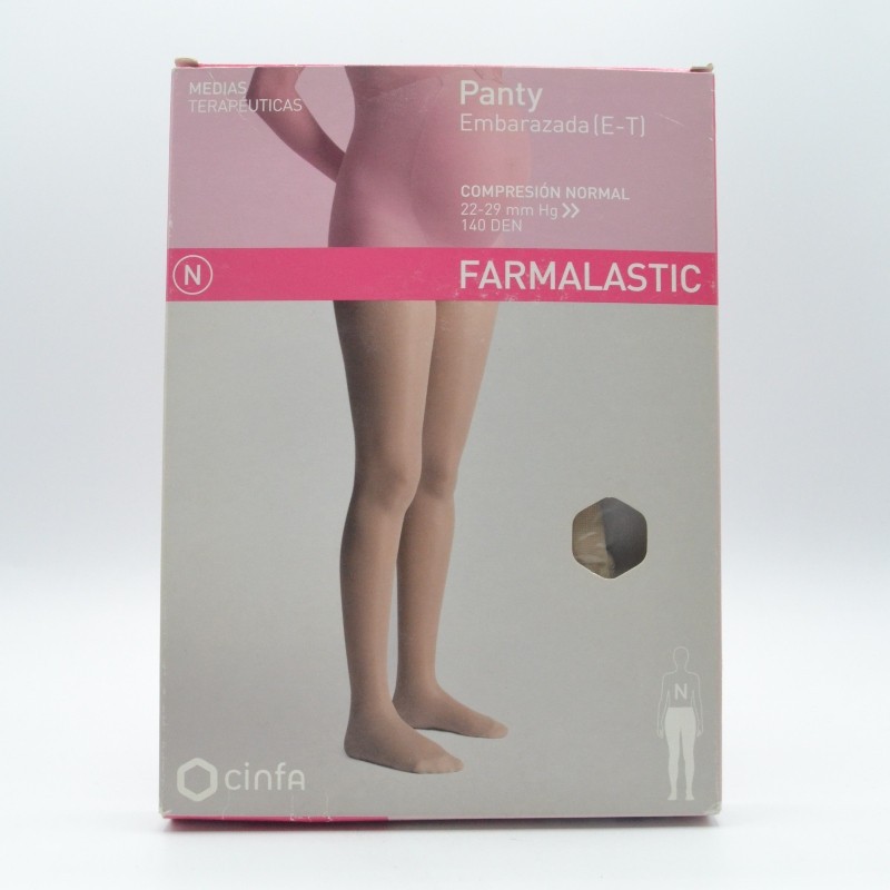 PANTY EMBARAZADA COMPRESION NORMAL BEIGE T/G FARMALASTIC Fajas y collarines