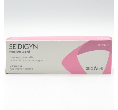 SEIDIGYN HIDRATANTE VAGINAL 30 GR Sequedad vaginal