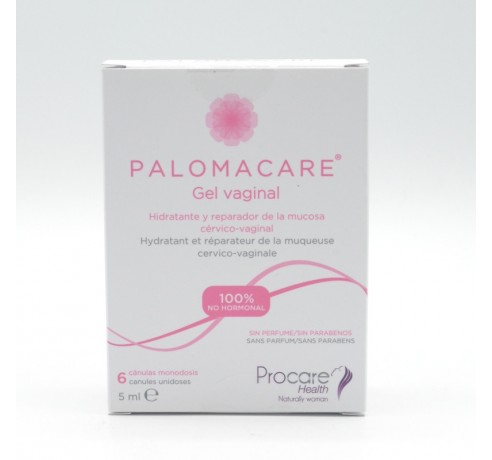 PALOMACARE GEL VAGINAL 6 CANULAS X 5 ML Zona cervico-vaginal