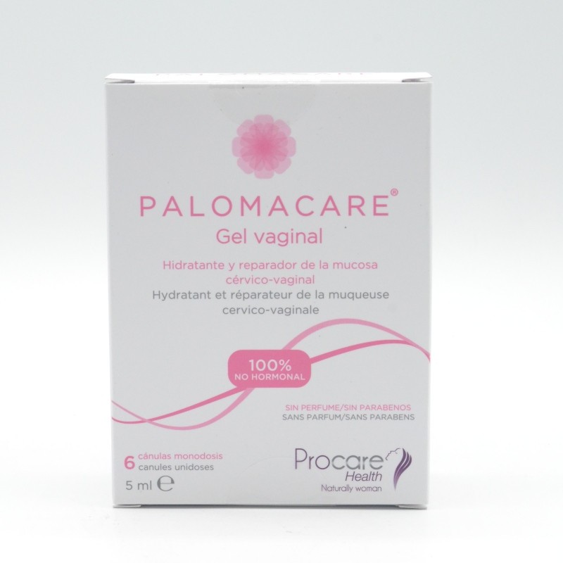 PALOMACARE GEL VAGINAL 6 CANULAS X 5 ML Zona cervico-vaginal