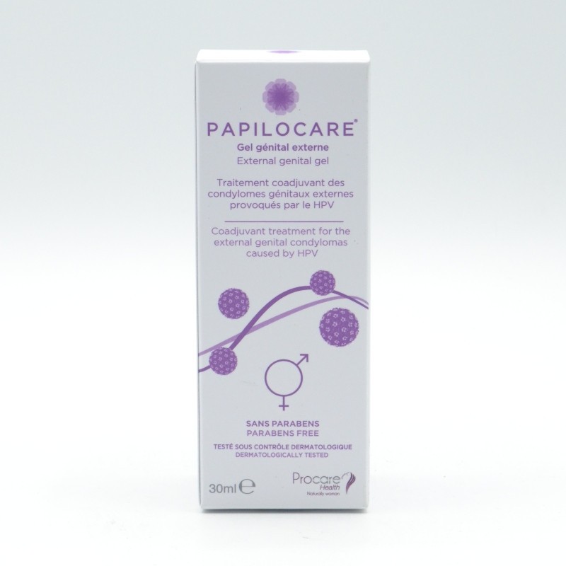 PAPILOCARE GEL GENITAL EXTERNO 30 ML Zona cervico-vaginal