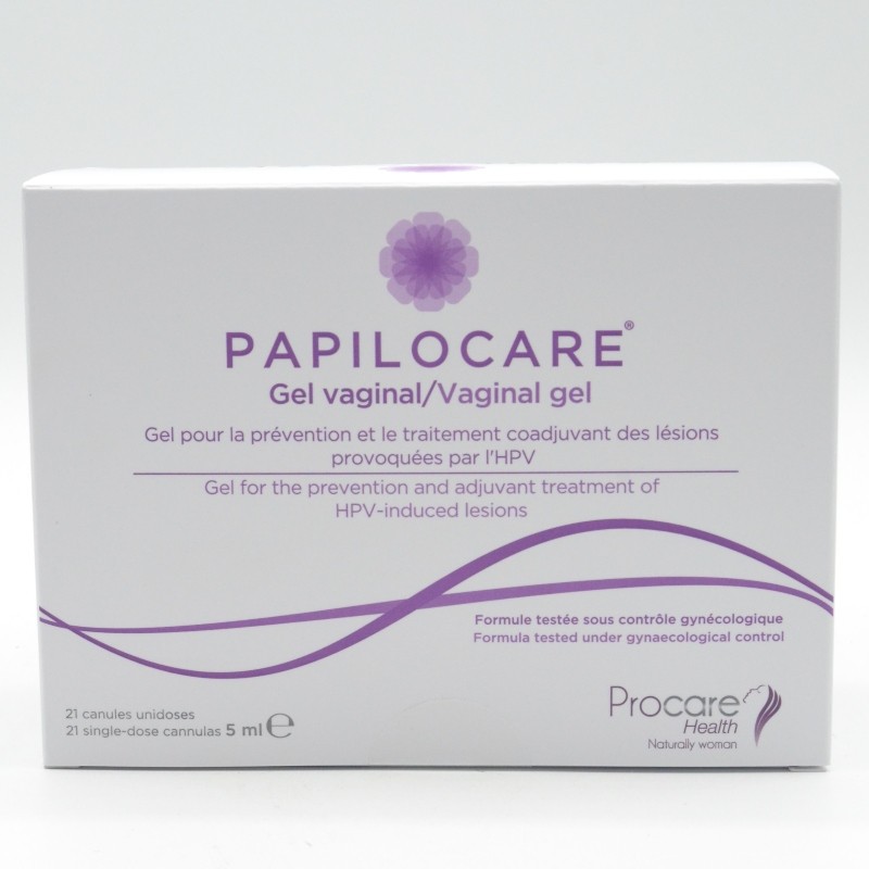 PAPILOCARE GEL VAGINAL 21 CANULAS X 5ML Zona cervico-vaginal