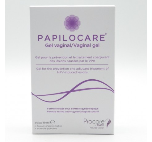 PAPILOCARE GEL VAGINAL 2 TUBOS X 40 ML Zona cervico-vaginal