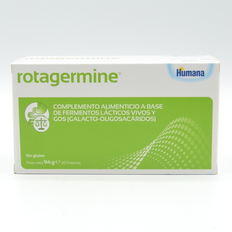 ROTAGERMINE 10 FRASCOS DE 8,5 ML. Probióticos y sueros de rehidratación