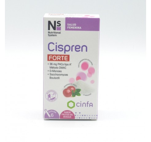 NS CISPRENBIOTIC FORTE 6 SOBRES Salud de las vias urinarias