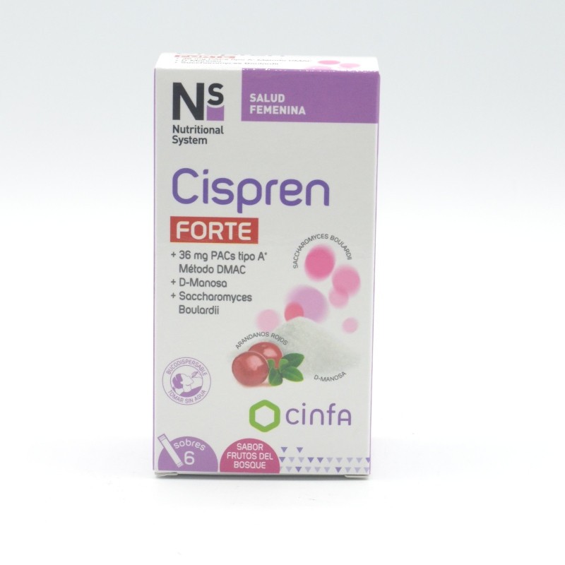 NS CISPRENBIOTIC FORTE 6 SOBRES Salud de las vias urinarias