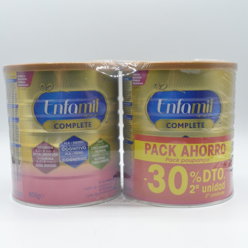 Comprar Enfamil 2 Duplo Premium 800 Gr 30% 2ª U Online