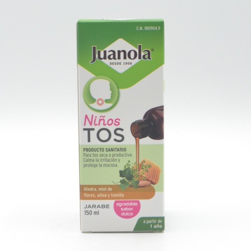 JUANOLA TOS JARABE NIÑOS 150 ML Aparato respiratorio