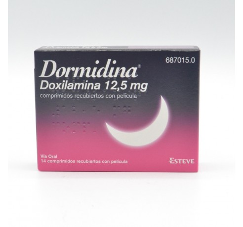 DORMIDINA 12.5 MG 14 COMPRIMIDOS RECUBIERTOS Trastorno del sueño