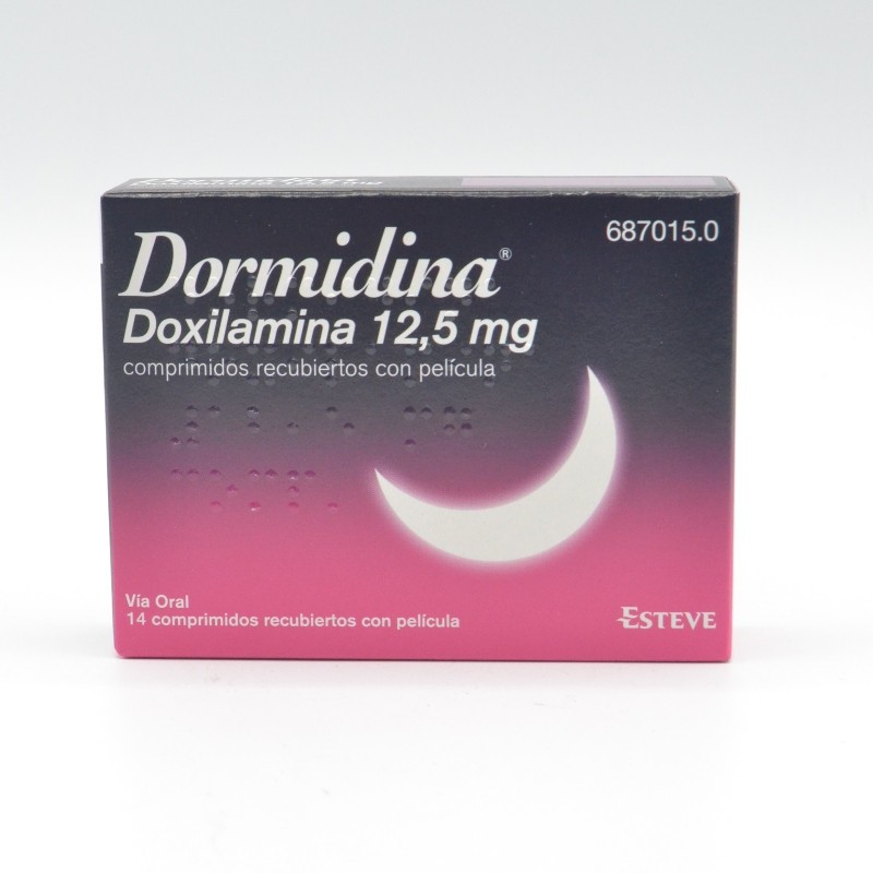 DORMIDINA 12.5 MG 14 COMPRIMIDOS RECUBIERTOS Trastorno del sueño