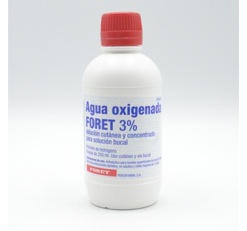 AGUA OXIGENADA FORET 10 VOLUMENES SOLUCION TOPIC Cuidado de heridas