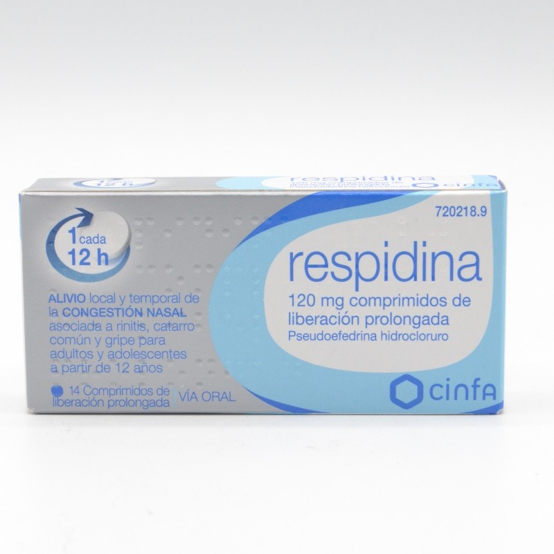 RESPIDINA 120 MG 14 COMPRIMIDOS Antihistamínicos