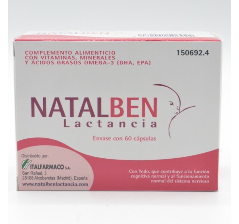 NATALBEN LACTANCIA 60 CAPSULAS Lactancia