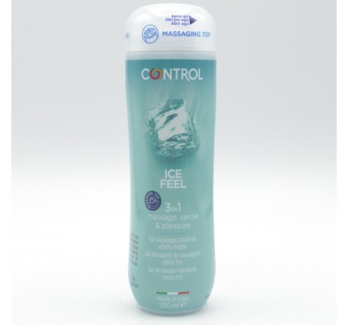 CONTROL ICE FEEL GEL DE MASAJE 200 ML Lubricantes y geles de masaje