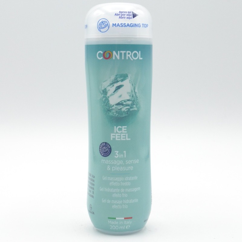 CONTROL ICE FEEL GEL DE MASAJE 200 ML Lubricantes y geles de masaje