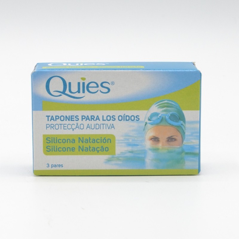 QUIES TAPONES SILICONA NATACION 6U Tapones