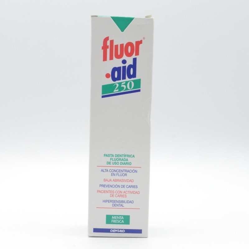 FLUOR-AID PASTA 100 ML. Encías, caries, dientes sensibles