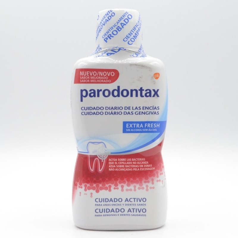 PARODONTAX EXTRA FRESH COLUTORIO 500 ML Encías, caries, dientes sensibles
