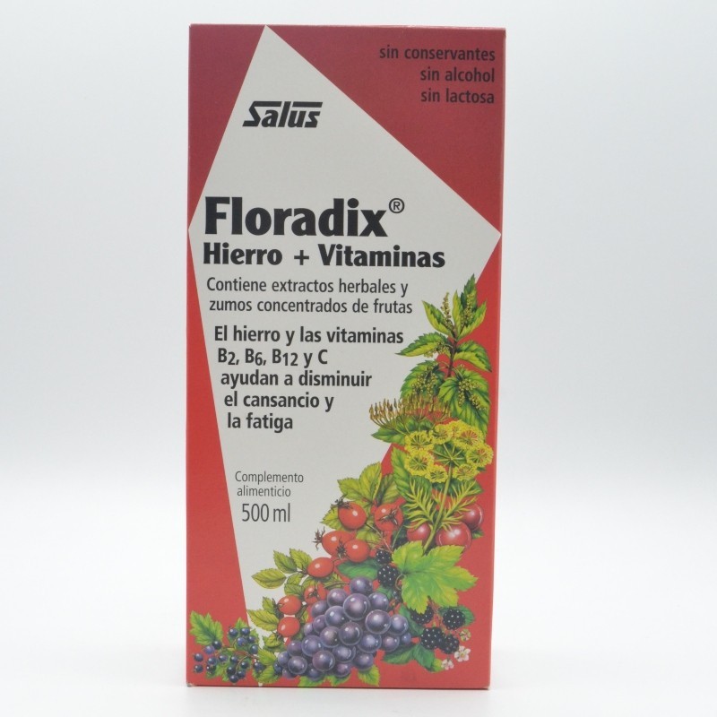 FLORADIX JARABE 500 ML Complejos multivitamínicos