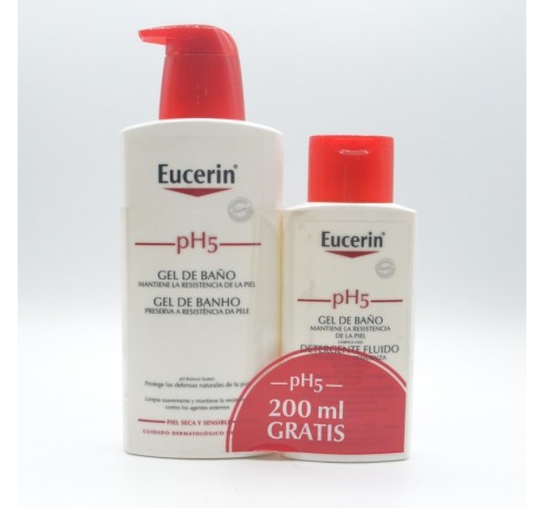 EUCERIN GEL DE BAÑO 400 ML+200 ML GRATIS black friday