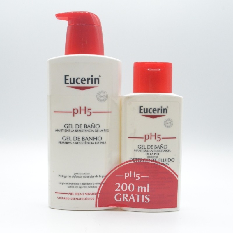 EUCERIN GEL DE BAÑO 400 ML+200 ML GRATIS black friday