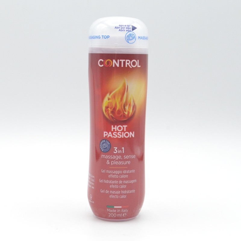 CONTROL HOT PASSION GEL DE MASAJE 200 ML Lubricantes y geles de masaje