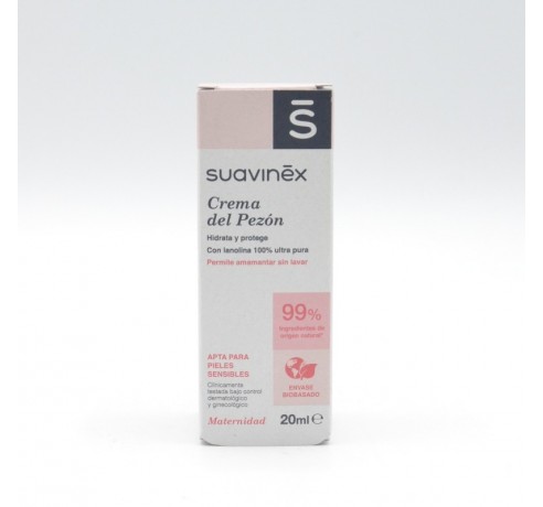 SUAVINEX CREMA CUIDADO PEZON 20 ML Lactancia