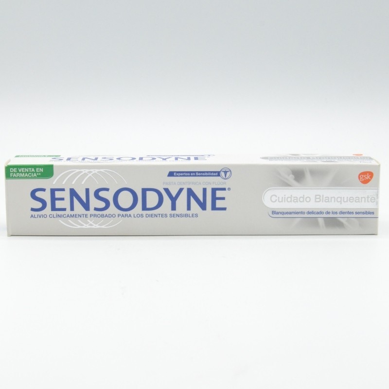 SENSODYNE CUIDADO BLANQUEANTE 75 ML Uso blanqueante