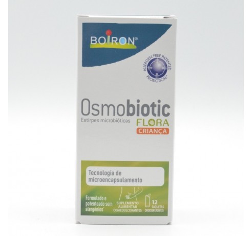 OSMOBIOTIC FLORA NIÑO 12 SOBRES BUCODISPERSABLES 1,6 G Probióticos y sueros de rehidratación