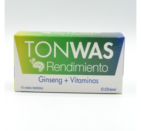 TONWAS 10 VIALES BEBIBLES RENDIMIENTO. Complejos multivitamínicos