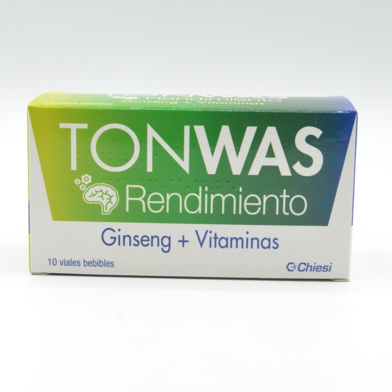 TONWAS 10 VIALES BEBIBLES RENDIMIENTO. Complejos multivitamínicos