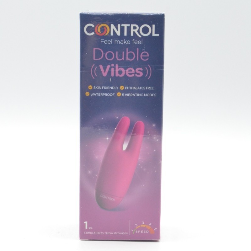 CONTROL DOUBLE VIBES ESTIMULADOR INTIMO 1 U Juguetes