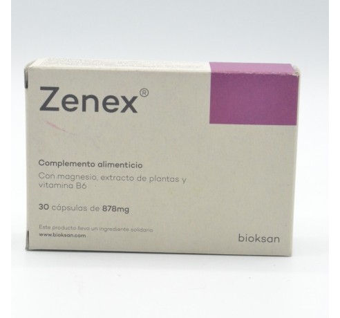 ZENEX 30 CAPSULAS Regulación de estrés y ciclo del sueño