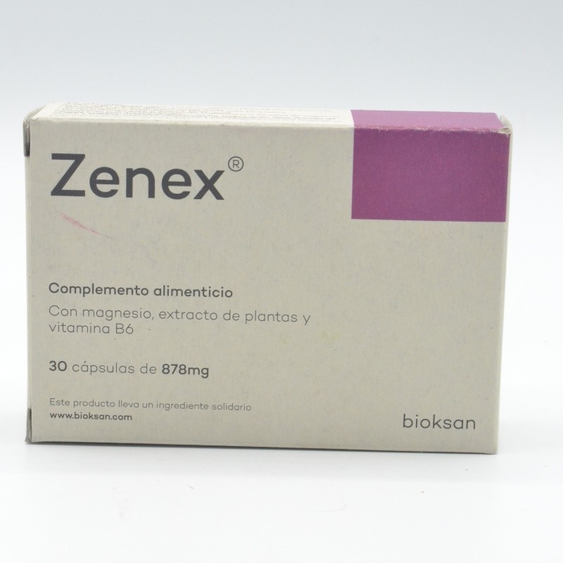 ZENEX 30 CAPSULAS Regulación de estrés y ciclo del sueño