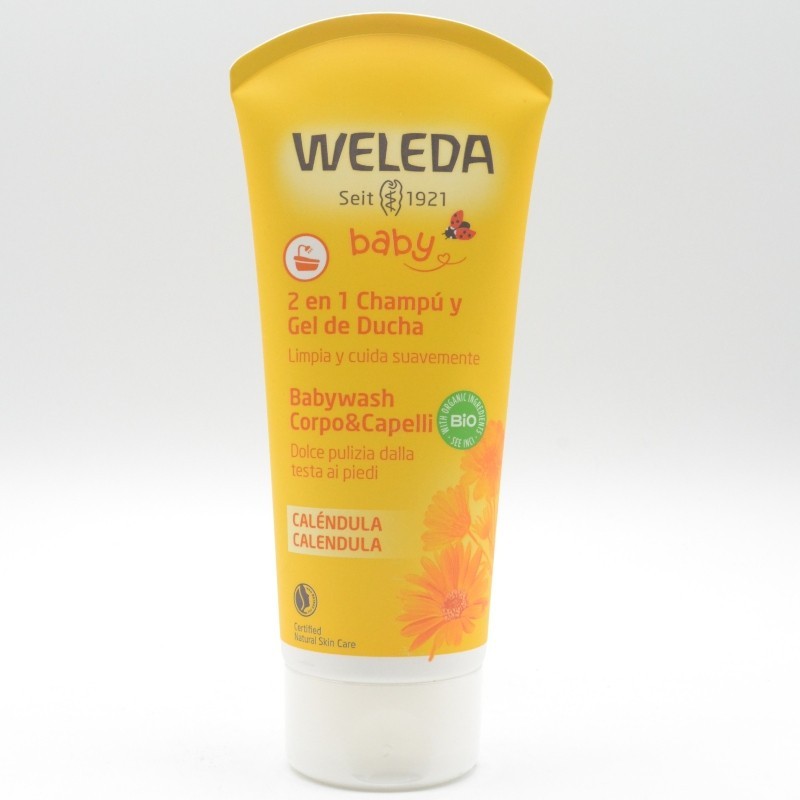 WELEDA BABY CHAMPU Y GEL CALENDULA 200 ML Higiene e hidratación