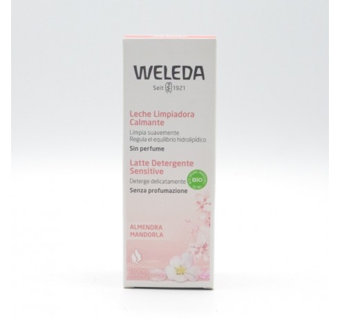 WELEDA PIEL SENSIBLE LECHE LIMPIADORA CALMANTE DE ALMENDRA 75 ML Hidratación