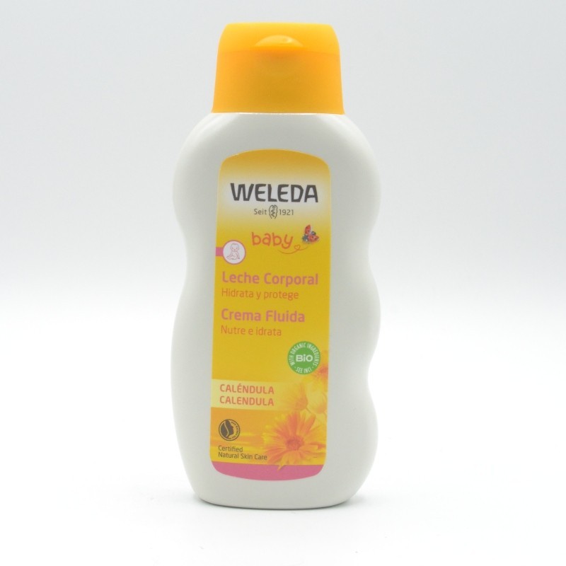 WELEDA BABY LECHE CORPORAL CALENDULA 200 ML Higiene e hidratación