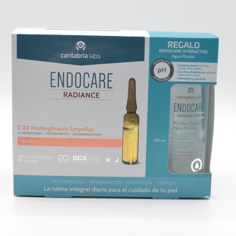 ENDOCARE C20 PROTEOGLICANOS PIEL SECA 30 AMPOLLAS 2 ML Antiedad