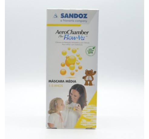 AEROCHAMBER MEDIANA 1-5 AÑOS AMARILLO Humidificadores