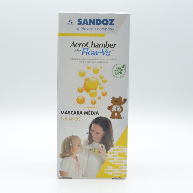 AEROCHAMBER MEDIANA 1-5 AÑOS AMARILLO Humidificadores